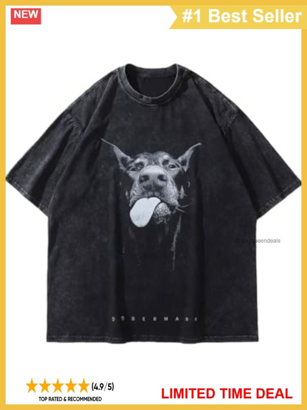 Unisex Oversized Cotton Graphic Tee Vintage Streetwear Short Sleeve Top